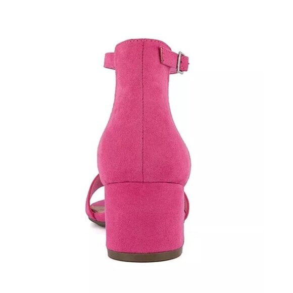 Sugar Womens Padded Insole Ankle Strap Heel Sandals - Picture 4 of 5